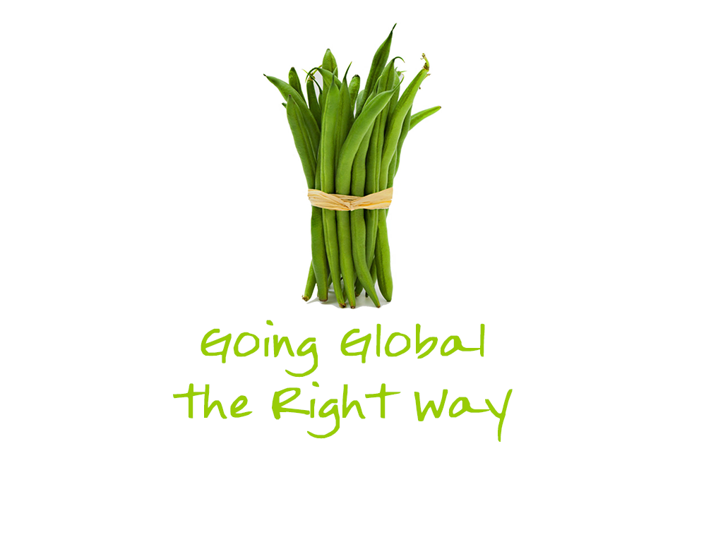 Going global TITLE TEXT