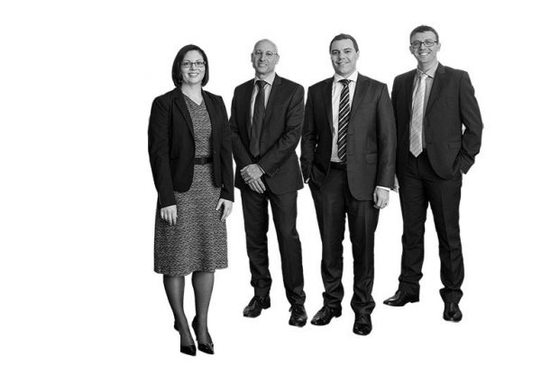 UHY Partners in Brisbane, Lauren Steinheuer, Darren Laarhoven, Reece Jory and Dean Vane