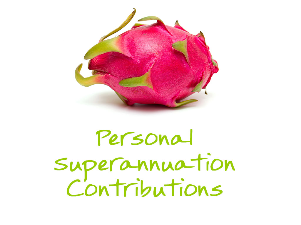 Personal Superannuation Contributions Title